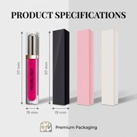 Gloss à lèvres mat diamanté personnalisé en petite série, sans logo, effet velours nacré, brillant, longue tenue, ne se décolore pas, en stock