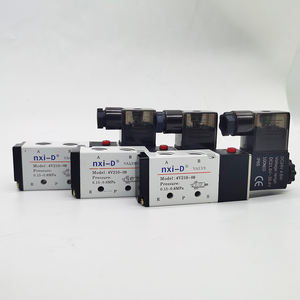Katup Solenoid Pneumatik 4V210-08 1/4 Inci 5/2 Jalur 24V Inlet Single Coil <span class=keywords><strong>Pilot</strong></span>-Operated Electric Solenoid Valve - Product Image 3