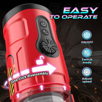 Taschenmuschi-Stimulator Vibrator Sexmaschine für Männer Erwachsenen-Sexspielzeug APP-Steuerung Stoß- und Rotationsfunktion Automatischer Masturbationsbecher für Männer