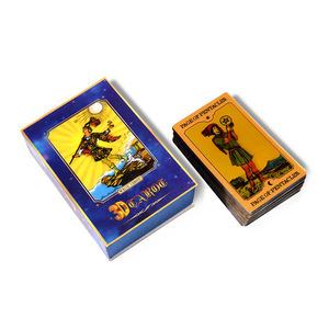 Venta al por mayor de cartas de afirmación de impresión personalizada motivacional inspirador positivo Oracle Decks juego Tarot cartas con guía - Product Image 1