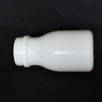 Bouteille en plastique HDPE blanche de 100ML pour pilule, capsule, vitamine, bouteille vide avec bouchon à vis, logo et couleur personnalisés de haute qualité