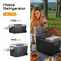 Alpicool Vente à chaud prix d'usine 26.3l 40l double zones réfrigérateurs voiture réfrigérateur compresseur camping glacière pour camion extérieur