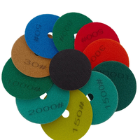 JINGTONG Kit de polissage et de lustrage diamanté à eau de haute qualité 4 pouces, personnalisable OEM/ODM, garantie 3 ans, pour meuleuse d'angle