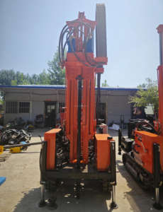 Commercio all'ingrosso cingolato rotativo impianto di perforazione per acqua alesaggio macchina Mini idraulico palificazione macchina per la costruzione di CY-200 di pozzo d'acqua - Product Image 4