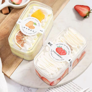 Tùy Chỉnh Hình Chữ Nhật & Vuông Rõ Ràng <span class=keywords><strong>Acrylic</strong></span> Dome Bánh & Kẹo Hộp Có Thể Tái Chế Hiển Thị Đứng Nắp Cho Thực Phẩm Cho Phục Vụ Sử Dụng Bán Lẻ - Product Image 3