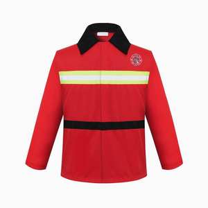 유아와 어린이를위한 완벽한 역할 놀이 키트로 놀이 소방관 유니폼 척 어린이 소방관 의상 세트 - Product Image 5