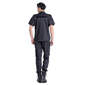 เสื้อเชิ้ตยูนิฟอร์มรปภ. แขนยาว ผ้าโพลีเอสเตอร์ทอ ระบายอากาศ ป้องกันรังสียูวี ดีไซน์ใหม่ รับผลิตตามแบบ พร้อมโลโก้ ขายส่ง - Product Image 3