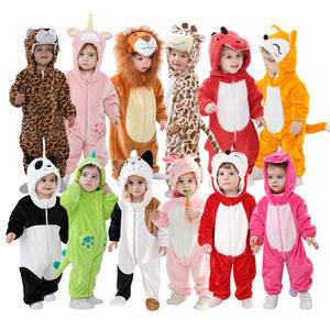 TONWHAR León dibujos animados bebé niños poliéster mamelucos <span class=keywords><strong>para</strong></span> Otoño/Invierno Halloween/Navidad Animal disfraz - Product Image 1