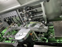 Machine d'impression automatique pour gobelets en plastique, dispositif d'alimentation, traitement à la flamme, séchage UV, sérigraphie, impression sur bouteilles rondes