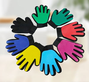 Silicone pieghevole cane toelettatura guanti <span class=keywords><strong>per</strong></span> cani e gatti-sostenibile bagno spazzola pettine con bagno di pulizia dei capelli guanti - Product Image 1