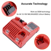 Chargeur de batterie 48-59-1812 convient pour 12V-18V Milwaukee M12 M14 M18 batterie au Lithium 48-11-2420 48-11-1850 48-11-2401
