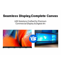 Schermo LED P1.5 1.53 1.8 P2 Senza Soluzione di Continuità con Controllo WiFi, Display Banner Video Wall con Supporto, Schermo Portatile per Fiere