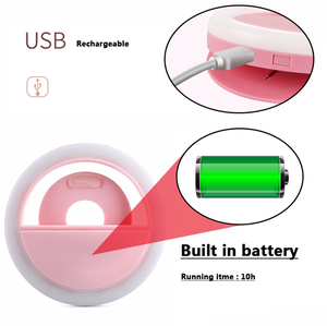 Anillo de luz led con 36 LEDs para estudio fotográfico, accesorio fotográfico de iluminación recargable con soporte para móvil, perfecto para selfis y vídeos de maquillaje en directo - Product Image 6
