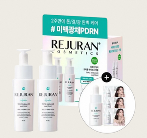 Para REJURAN Triple Radiance Skin Care Serum Buena calidad Healer Ampoule Paquete doble (10ml + 5ml + 1mL * 3EA) - Product Image 6