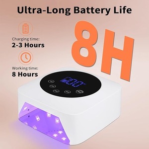 Lámpara de Uñas LED UV Profesional de Curado Rápido para Todo Tipo de Gel, 72W, Recargable, con Sensor de Movimiento, Equipo de Salón - Product Image 4