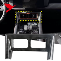 Accessoires intérieurs pour voiture BYD SHARK 6 2024-2026, cache de ventilation de la console centrale, style fibre de carbone