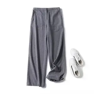 PB & ZA женские 2024 Весенние новые модные шерстяные фланелевые прямые брюки винтажные с высокой талией на молнии женские брюки Mujer