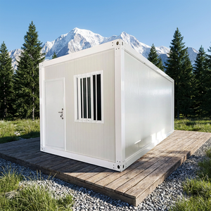 Maison conteneur modulaire préfabriquée en acier galvanisé, compacte et portable, avec toilettes - Product Image 1