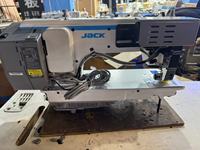 Nouvelle machine à coudre industrielle à grande vitesse informatisée JACK A6F-E-Q-PK à point noué, à aiguille simple et tirette arrière intégrée