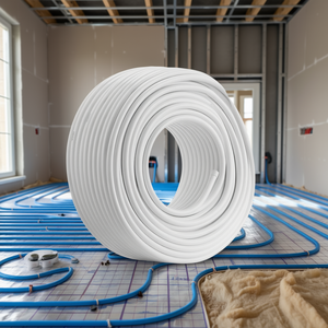 Tuyau de chauffage radiant PEX-AL-PEX, diamètre 5/8'', 328 pieds, tube composite aluminium-plastique blanc - Product Image 2