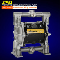 Pompe Wagner à Double diaphragme (Zip) Zip 52 pneumatique en alliage d'aluminium 1 jeu Pompe a air alimenté basse pression 5KG