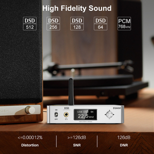 Lavaudio 2*ESS ES9038Q2M SABRE HiFi DAC Audio <strong>Bluetooth</strong> 5.0 Receiver LDAC Transmission Hi-Res USB Desktop Decoder - Product Image 4