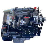 Moteur diesel turbocompressé 4JB1T à injection directe DI 4JB1T 68KW 4 cylindres, ensemble moteur complet pour engins de construction