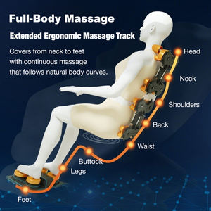 Canapé-lit de <span class=keywords><strong>massage</strong></span> à gravité zéro au design de capsule spatiale, machine de <span class=keywords><strong>massage</strong></span> automatique pour une relaxation instantanée, satisfaction garantie - Product Image 3