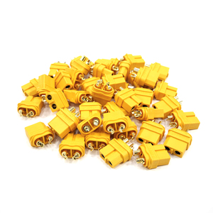 XT60H 2P メスオスコネクタ ナイロンハウジング付き 銅接点 35A 高電流 RCリポバッテリー充電器 自動車用電源 - Product Image 2