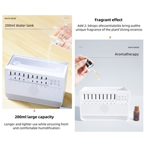 <span class=keywords><strong>Humidificador</strong></span> Difusor de Aroma con Llama y Luz Nocturna, con Sonido Blanco para Dormir, Altavoz Inteligente USB BT, 200ml, Logotipo Personalizado - Product Image 5