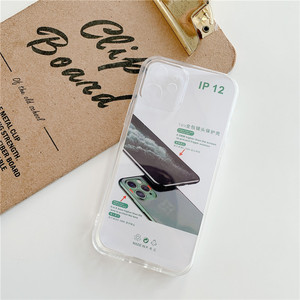 Coque de téléphone transparente en TPU pour iPhone 16 17, protection intégrale de l'objectif, 1,5 mm, antichoc, finition miroir, coque arrière - Product Image 2