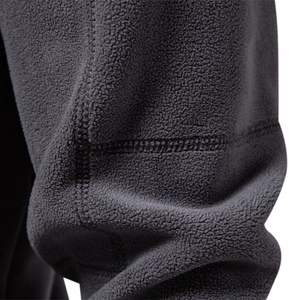 480 GSM Người Đàn Ông Của Giản Dị Thời Trang Dạo Phố Lông Cừu Áo Đứng Cổ Áo Có Thể Điều Chỉnh HEM Dây Kéo Thiết Kế In Kỹ Thuật Số Mùa Thu Polyester/Bông - Product Image 2