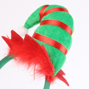 Pafu 2024 <span class=keywords><strong>Santa</strong></span> Party Club <span class=keywords><strong>Bar</strong></span> Parches de lentejuelas Suministros de Navidad Decoración Niños Sombrero de felpa Diademas - Product Image 5
