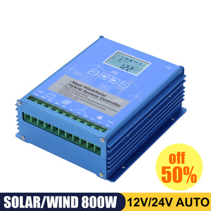 Régulateur hybride MPPT automatique 12V 24V 600W pour panneaux solaires et générateurs éoliens – Meilleures ventes - Product Image 4