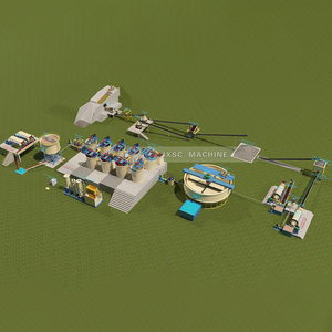 Impianto di Lavorazione dell'Oro da 1000 Tpd con Processo di Concentrazione Gravitazionale e CIL, Impianto di Lisciviazione CIP ad Alto Tasso di Recupero - Product Image 1