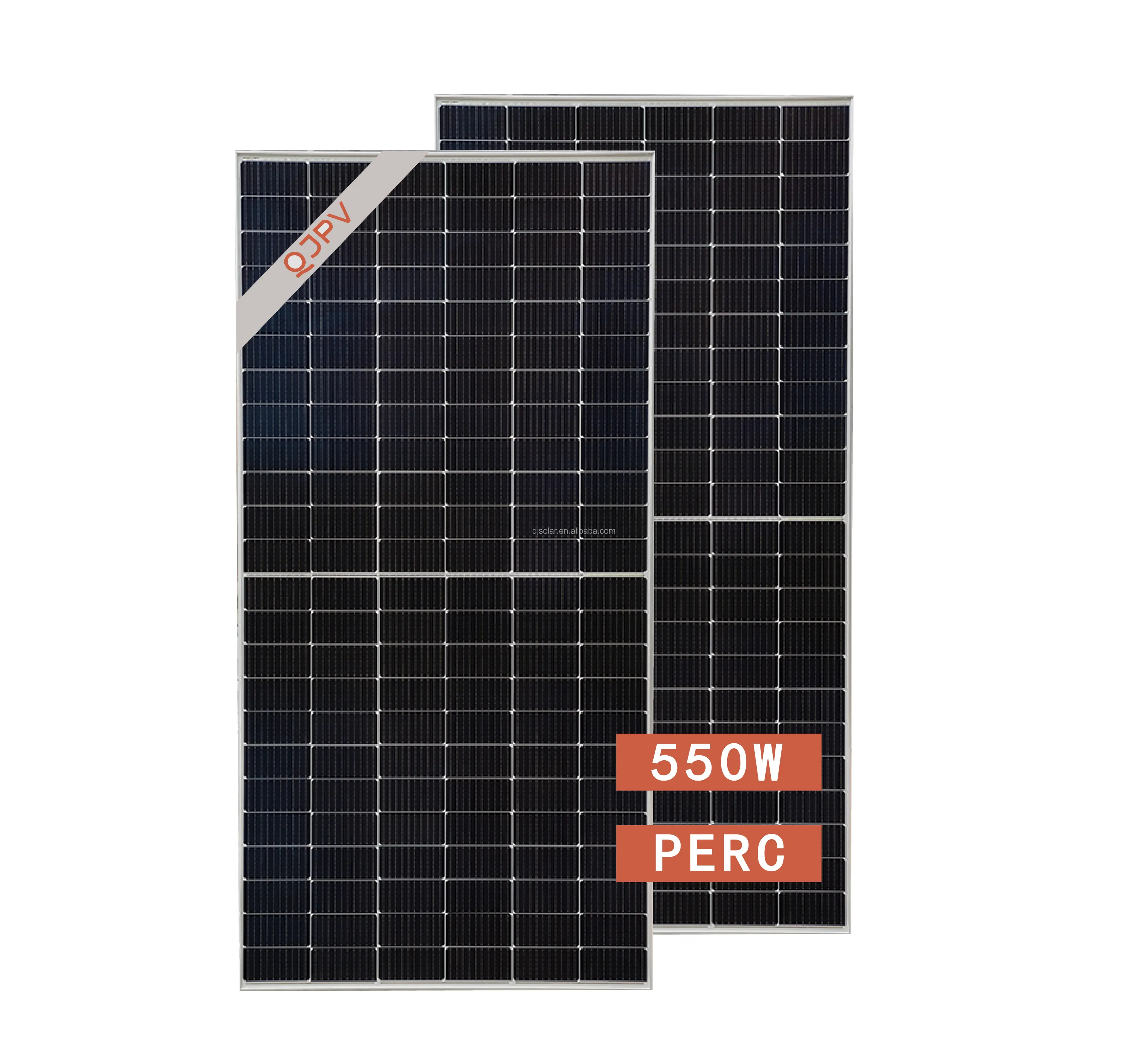 Солнечные панели QJPV, мощная моносолнечная панель, 10BB, 550 Вт, цена, 525 Вт, 530 Вт, 535 Вт, 540 Вт, 545 Вт, 550, с сертификатом мощности
