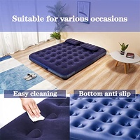 Matelas gonflable convertible et pliable floqué d'air pour l'usage extérieur d'entrepôt de parc d'hôtel de salon de chambre à coucher d'hôpital