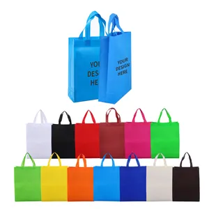 Borsa in tessuto Non tessuto stampata colorata promozionale personalizzata all'ingrosso borsa Shopping ecologica riutilizzabile in vendita