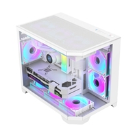 Boîtier de jeu C711D MATX OEM blanc, tour moyenne pour PC, USB 3.0