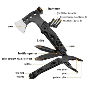 <span class=keywords><strong>2025</strong></span> ý tưởng sản phẩm mới ngoài trời Multitool cho Diy bề mặt gấp Kìm Pocket dao đôi lưỡi rìu búa tất cả trong một công cụ - Product Image 4