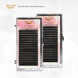 Extensiones de Pestañas Naturales Hechas a Mano en Forma de YY, Bandejas Suaves para Realzar la Belleza de los Ojos - Product Image 2