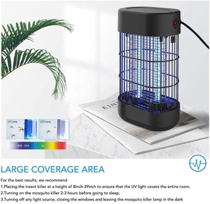 Matamosquitos Eléctrico de Alta Tensión, Control de Plagas Inteligente, ABS UVA, Anti-Mosquitos - Product Image 5