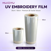 Film de transfert thermique premium à effet gaufrage en relief, très demandé, compatible avec les imprimantes UV DTF