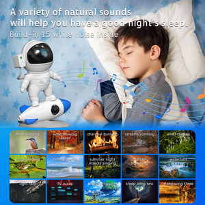 Phi Hành Gia thiên hà đèn chiếu đèn, Sao chiếu Rocket ánh sáng ban đêm với bộ đếm thời gian và tiếng ồn Trắng - Product Image 6