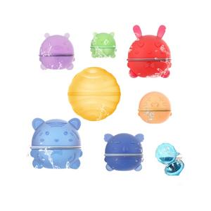 Boule d'eau magnétique en silicone réutilisable personnalisée Boule d'eau jouet en silicone de décompression Boule d'eau pour <span class=keywords><strong>jeu</strong></span> <span class=keywords><strong>aquatique</strong></span> - Product Image 1