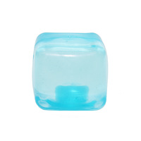 Balle anti-stress Squishy Ice Cube 3,5 cm, jouet sensoriel, mini Squishies, cube anti-stress de forme carrée, écologique, 5-7 ans