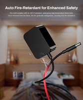 Adaptateur secteur mural innovant 12W avec prise UK Type C AC/DC, chargeur 12V 1A, 6V 2A, 9V 1.3A, alimentation certifiée CE ROHS, convertisseur