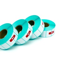 Personnalisé 4x6 pouces dymo thermiques directes rouleau adhésif étiquettes d'expédition zèbre imprimante code à barres qr autocollants