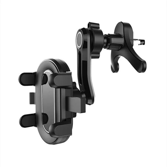 Car-mounted Navigation Bracket Phone Holder 360 Rotation Anti-shake Shock-absorbing Multi-functional Clip-on air Vent Mount