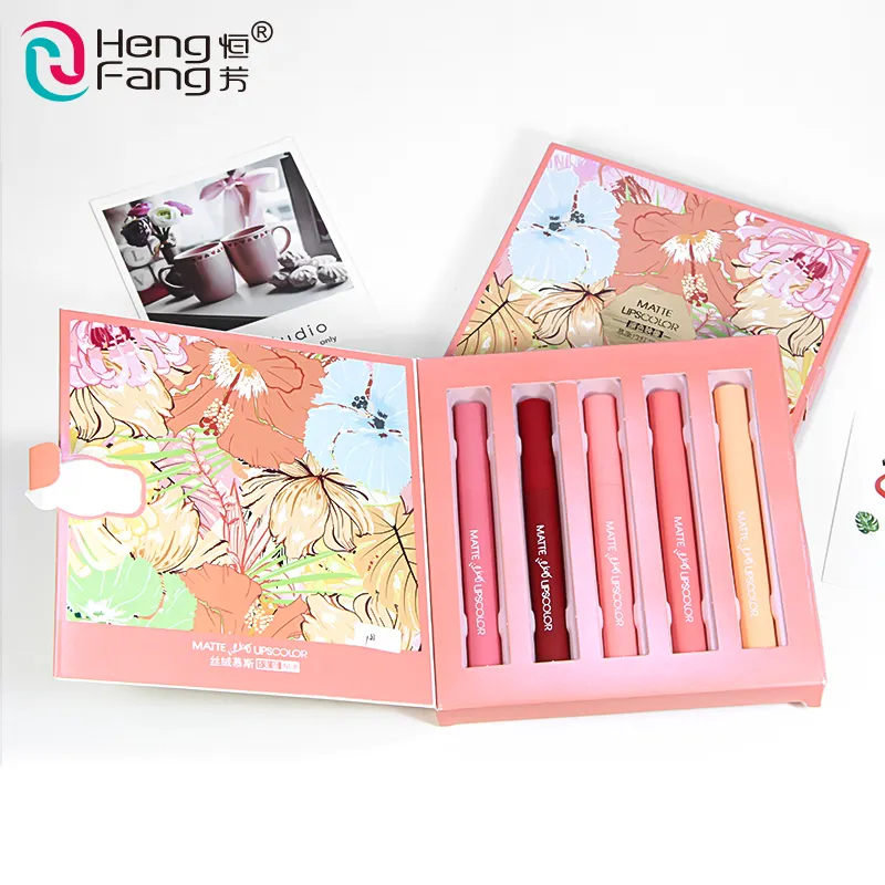 สวย Lip Silky Nourishing Care สูงอิ่มตัวที่กำหนดเองชุดลิปสติก